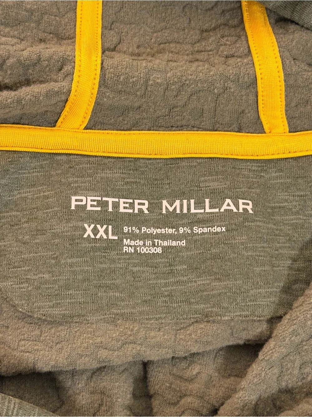 Peter Millar measures before carefully